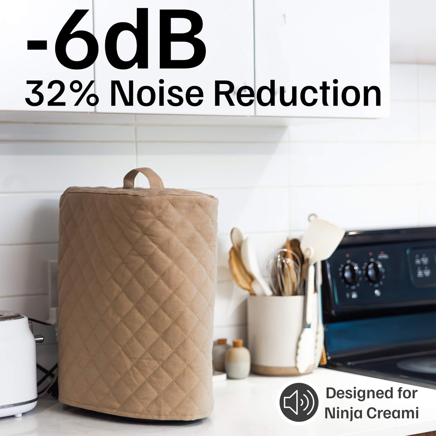 Noise-reducing Appliance Dust Cover for Ninja Creami