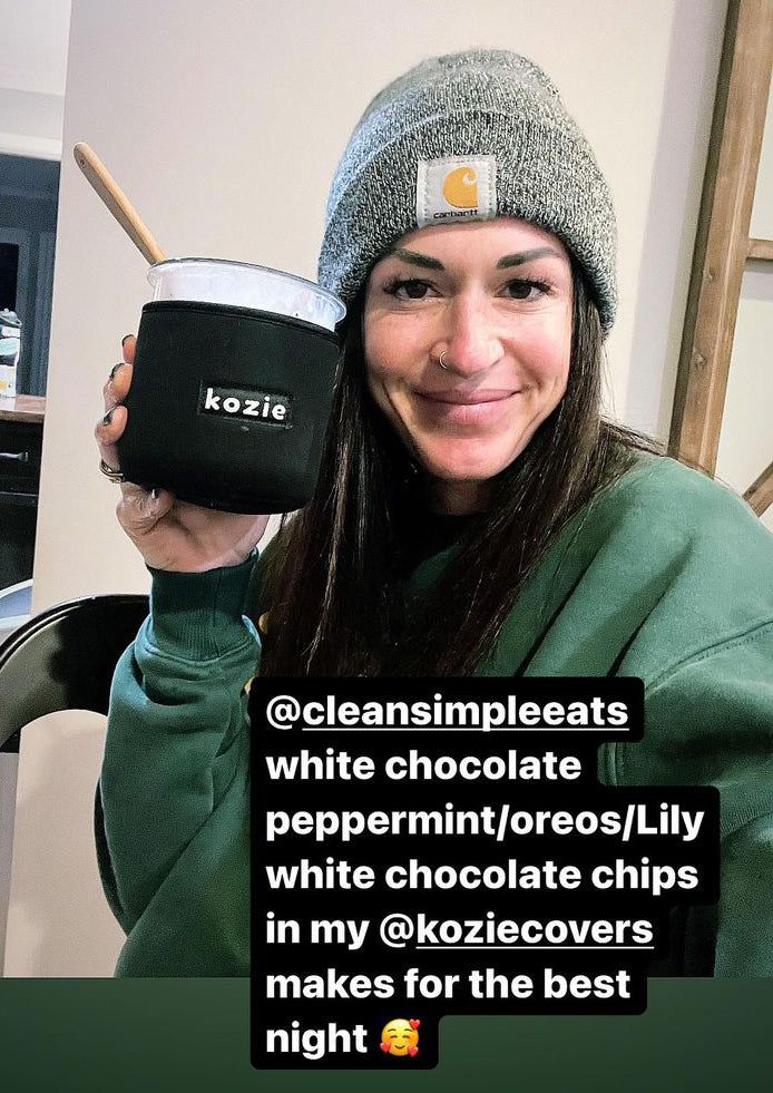 Kozie Covers customer with her new Ninja Creami ice cream insulator